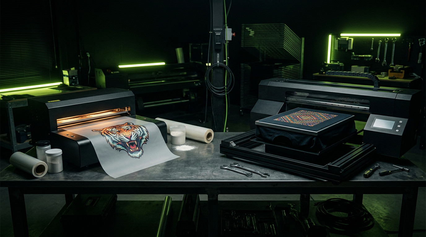 DTF vs DTG printing: how to choose the right technology for your project